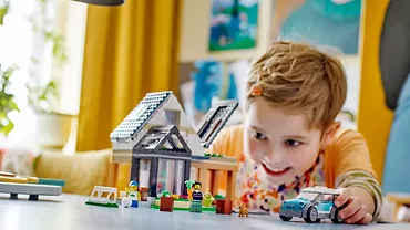 LEGO City 60398 Domek rodzinny i samochód elektryczny