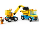 LEGO City 60391 Ciężarówki i dźwig z kulą wyburzeniową