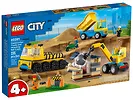 LEGO City 60391 Ciężarówki i dźwig z kulą wyburzeniową