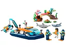 LEGO City 60377 Łódź do nurkowania badacza