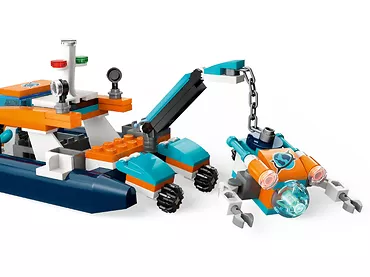 LEGO City 60377 Łódź do nurkowania badacza