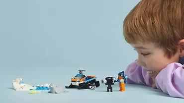 LEGO City 60377 Skuter śnieżny badacza Arktyki
