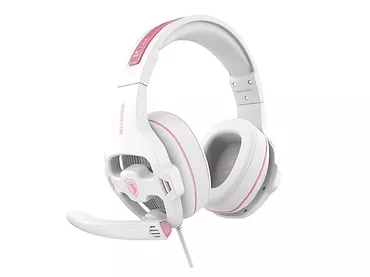 Słuchawki gamingowe Sades Ppower różowe
