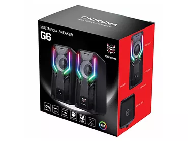 Głośniki gamingowe 2.0 RGB Onikuma G6