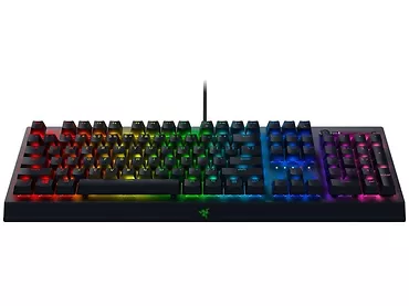 Klawiatura gamingowa Razer Blackwidow V3 Green Switch RGB czarna (mechaniczna)