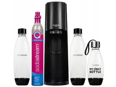 Saturator SodaStream Terra Black + 3 butelki