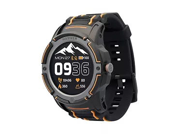 Smartfon Hammer IRON 4 Orange + Hammer Watch Plus