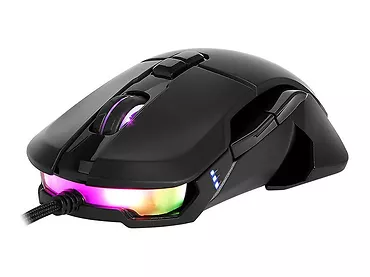 Mysz gamingowa z nakładkami Delux M629BU RGB