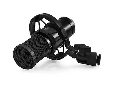 Mikrofon studyjny z zestawem akcesoriów pojemnościowy Media-Tech MT397K czarny