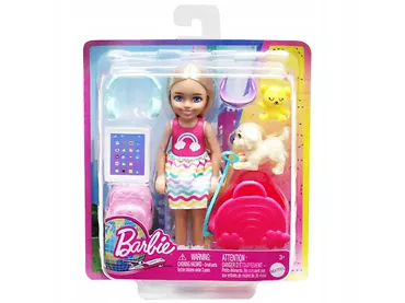 Mattel Lalka Barbie Chelsea w podróży