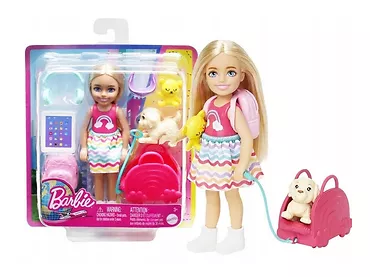 Mattel Lalka Barbie Chelsea w podróży