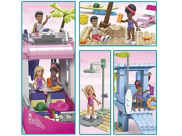 Mattel Barbie Wymarzona łódź Malibu Zestaw