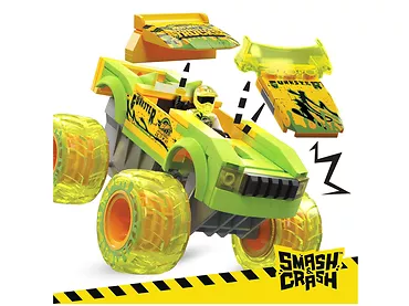 Mattel Mega Bloks Hot Wheels Monster Gunkster Kaskaderski pojazd