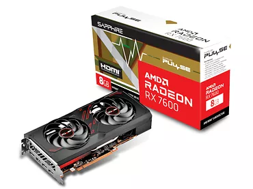 Sapphire Technology Karta graficzna Radeon RX 7600 Gaming OC 8G GDDR6