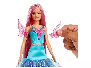 Lalka Barbie Malibu Syrenka Dreamtopia Migoczące światełka