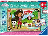 Ravensburger 5710 Puzzle 2x24 elementy Koci Domek Gabi