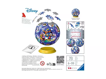 Ravensburger - Puzzle 3D Kula Disney 72 elem. 115617