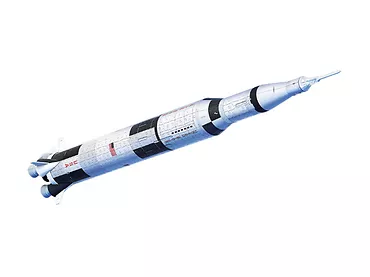 Ravensburger - Puzzle 3D Rakieta Apollo Saturn V