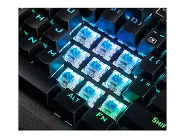 Klawiatura gamingowa mechaniczna MODECOM Volcano Hammer RGB (Niebieski przełącznik Outemu) NIEMIECKI UKŁAD