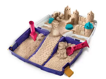 Kinetic Sand - Walizka z piaskiem kinetycznym z akcesoriami