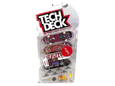 Tech Deck 6028815 Zestaw - 4-pak deskorolek Fingerboard MIX