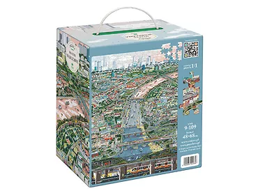 Puzzle Puzzlove CzuCzu 500 el. Miasto Warszawa Bright Junior Media