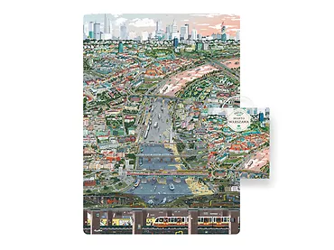 Puzzle Puzzlove CzuCzu 500 el. Miasto Warszawa Bright Junior Media