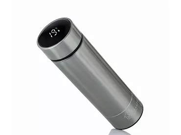 Kubek Termiczny Extralink Smart Travel Mug Srebrny