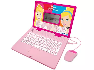 Dwujęzyczny laptop edukacyjny Lexibook Disney Princess pol/ang