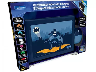 Dwujęzyczny laptop edukacyjny Lexibook Batman pol/ang