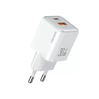 USAMS Ładowarka sieciowa USB-C+USB-A PD 3.0 30W Fast