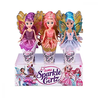 ZURU Sparkle Girlz Lalka Wróżka w rożku 10.5 cala display 12 sztuk