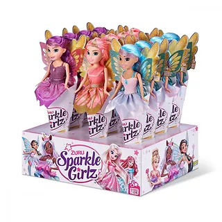 ZURU Sparkle Girlz Lalka Wróżka w rożku 10.5 cala display 12 sztuk