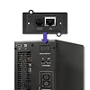 Qoltec Zasilacz awaryjny UPS, on-line, czysta fala sinusoidalna, 3KVA, 2.4W, LCD, USB