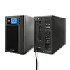 Qoltec Zasilacz awaryjny UPS, on-line, czysta fala sinusoidalna, 3KVA, 2.4W, LCD, USB