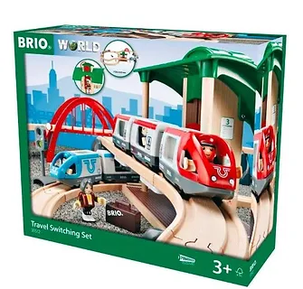 Brio Pociąg osobowy z dworcem