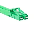 Lanberg Patchcord światłowodowy sm lc/apc-lc/upc duplex 3.0mm lszh g657a1 0.5m żółty