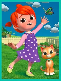 Trefl Puzzle 10x2 elementów Baby Maxi Cocomelon z kolorowanką