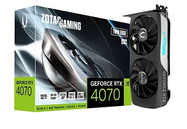 ZOTAC Karta graficzna GeForce RTX 4070 TWIN EDGE OC 12GB GDDR6X 192bit 3DP