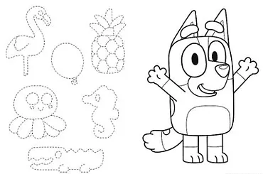 Trefl Puzzle Giant 15 element&oacute;w Przygoda z Bluey