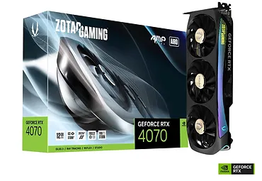 ZOTAC Karta graficzna GeForce RTX 4070 AMP AIRO 12GB GDDR6X 192bit 3DP