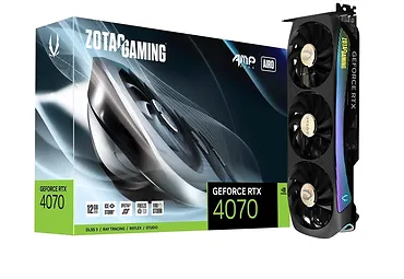 ZOTAC Karta graficzna GeForce RTX 4070 AMP AIRO 12GB GDDR6X 192bit 3DP