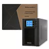 Qoltec Zasilacz awaryjny UPS, on-line, czysta fala sinusoidalna, 1KVA, 800W, LCD, USB