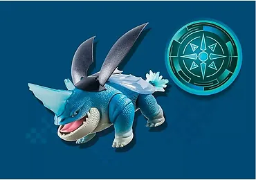 Playmobil Zestaw z figurkami Dragons 71082 Plowhorn & D'Angelo