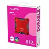 Adata Dysk zewnętrzny SSD SD620 512G U3.2A 520/460 MB/s czerwony