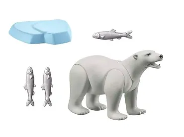 Playmobil Zestaw figurek Wiltopia 71053 Niedźwiedź polarny