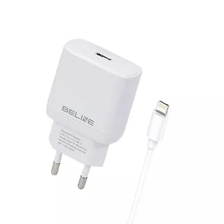 Beline Ładowarka sieciowa 30W GaN USB-C + kabel lightning, biała