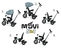 Milly Mally Rowerek tr&oacute;jkołowy Movi Grey