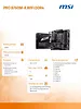 MSI Płyta główna PRO B760M-A WIFI DDR4 s1700 4DDR4 DP/HDMI mATX