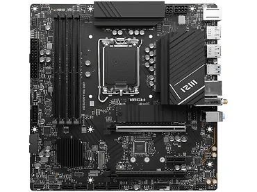 Płyta główna MSI PRO B760M-A WIFI DDR4 s1700 4DDR4 DP/HDMI mATX